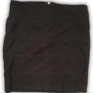 💃Forever21 Black Bodycon Mini Skirt Small 0